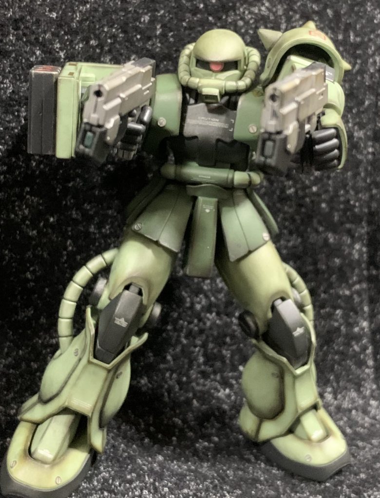 ザク II 成形色ウェザリング–4枚目/制作者：Lieeze