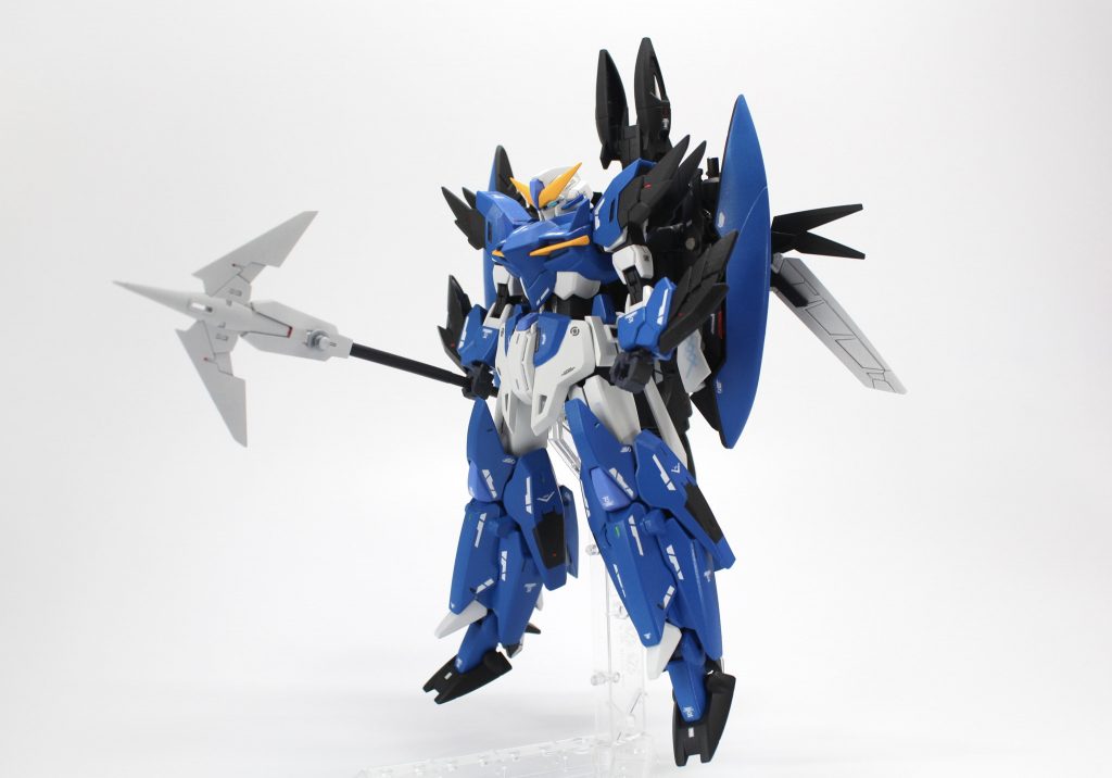 ▲フロントショットジンクスの足パーツが思った以上に足ヒレで追い求める形にマッチしていたので予定外でしたが合わせました