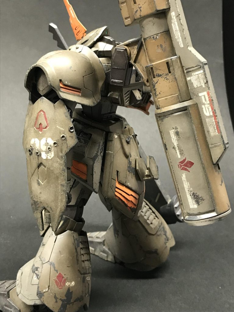 これは最後の汚しの前の状態。ここでやめても良かった…。