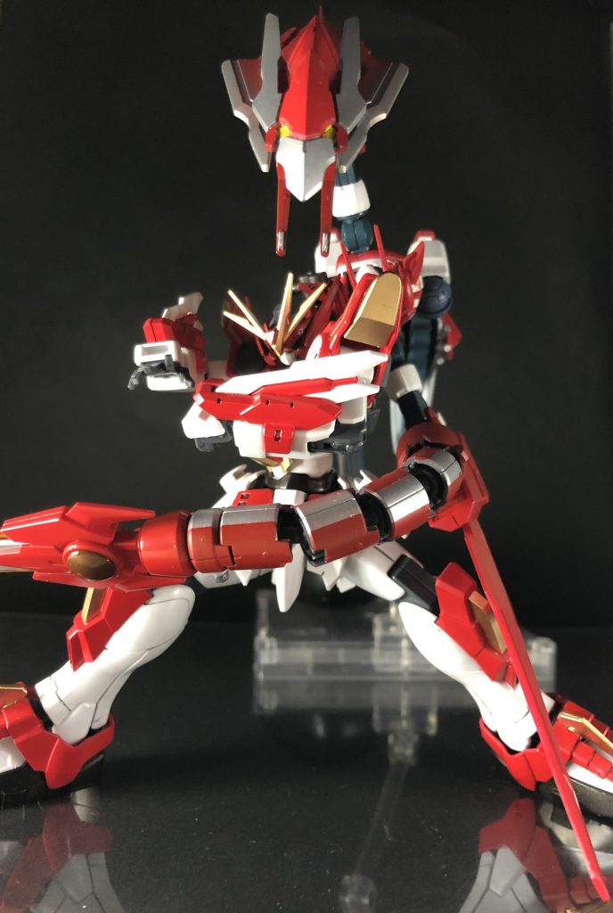 元ネタのあのポージングをブレイズと一緒に……