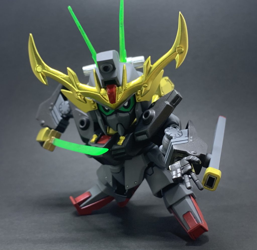 SD 鉄機武者 鋼丸(黒鋼Ver.)–2枚目/制作者:もっぢ