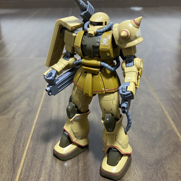 HGザクハーフキャノンの簡単フィニッシュです