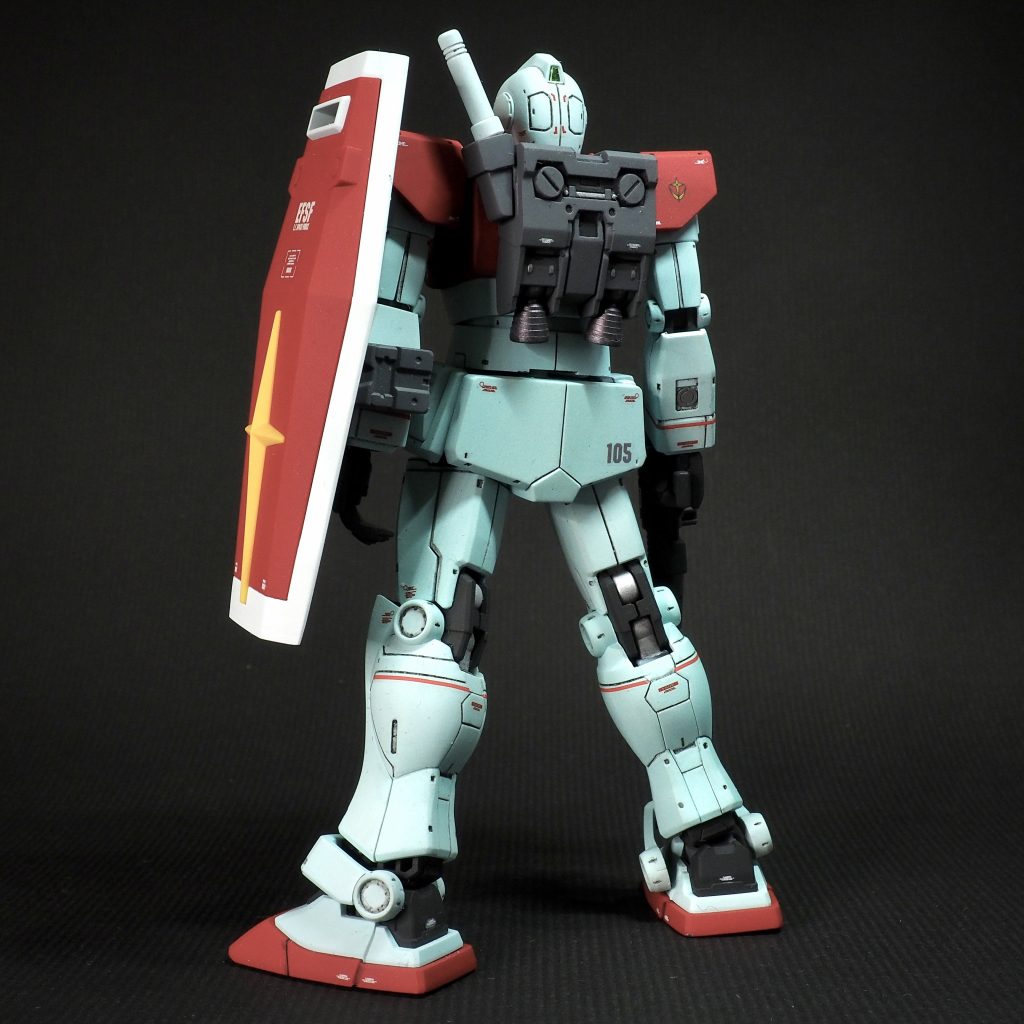 バックパックはガンダムではなくジムインターセプトカスタムから拝借しました。