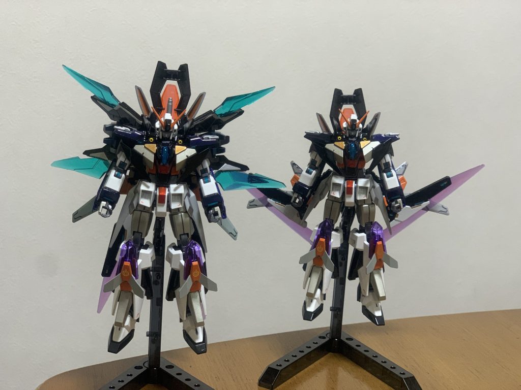 「コアブースター」装備・非装備時の比較