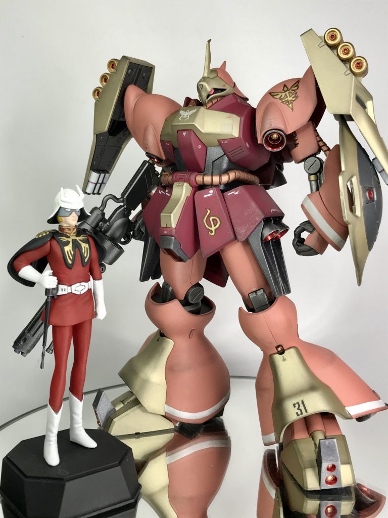 大佐もとても気に入ってくれたようです(^^) クェスにあげるのはもったいない、私が乗ると言っています(笑)