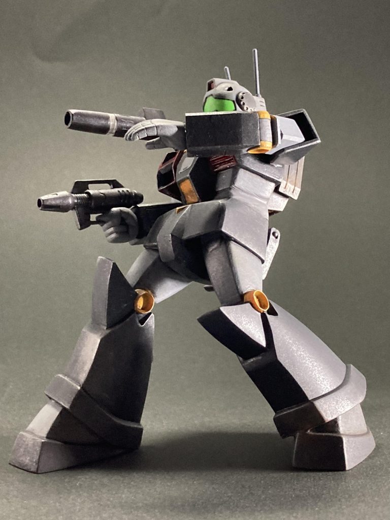ジムキャノン(オリジナルカラーリング)–9枚目/制作者:@jiyu_nitsukuruきあい模型