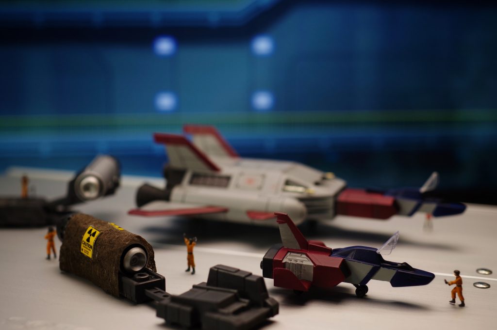 バンダイ　コアブースター　カスタム　カタパルト ジオラマ　受注製作 バンダイ コアブースター カスタム カタパルト ジオラマ 受注