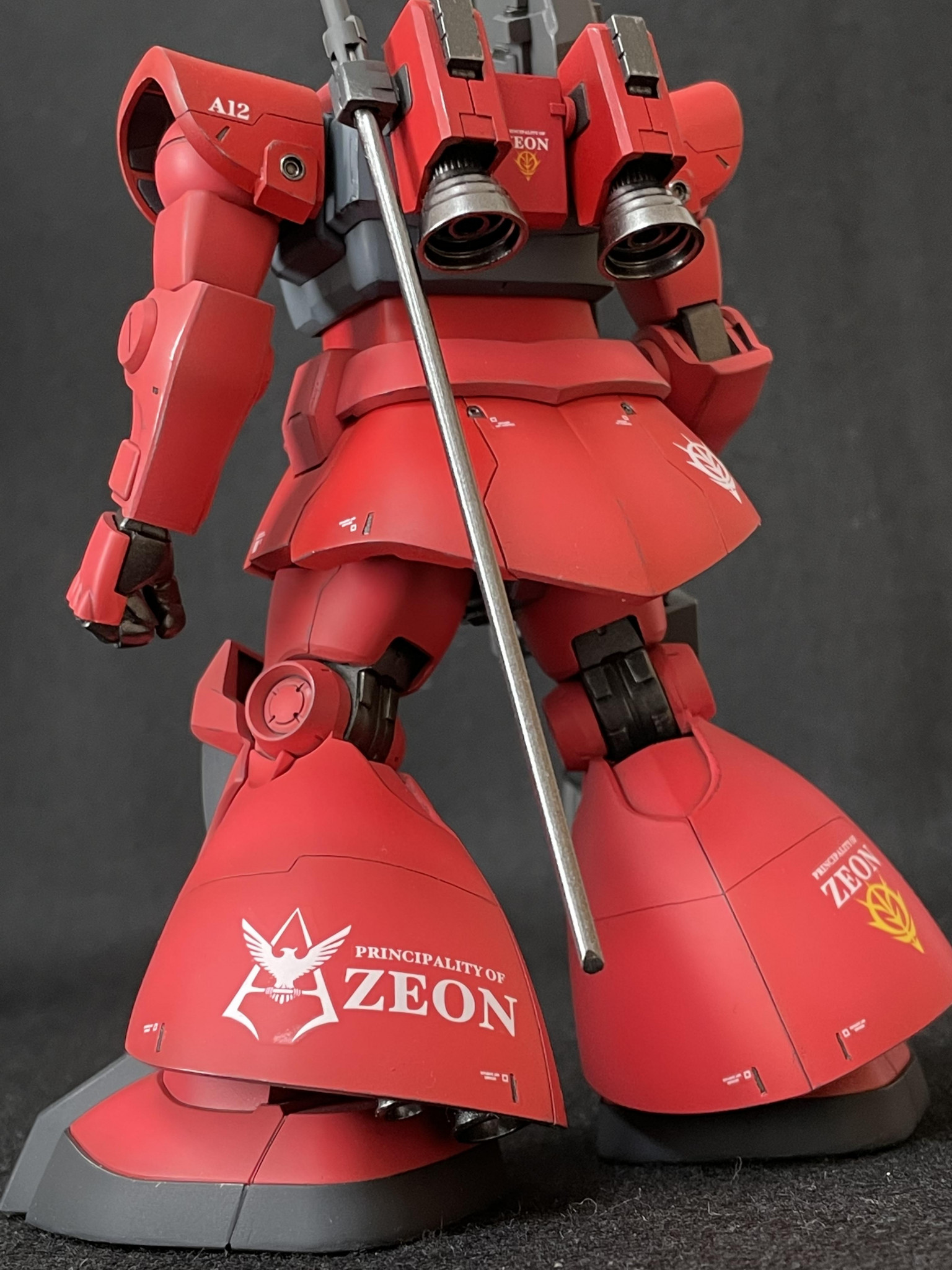 シャア専用リックドム｜ニボシさんのガンプラ作品｜GUNSTA（ガンスタ）