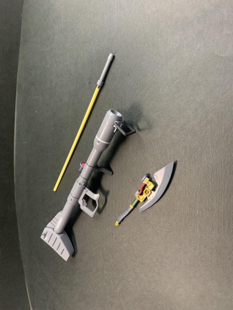 武器はこんな感じに 塗り分けを行っておりますよ〜