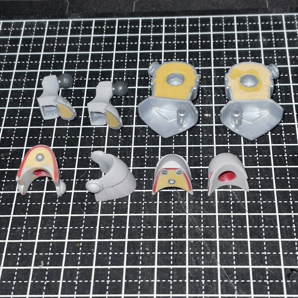 形が単純なので肉抜き埋めもラクラク