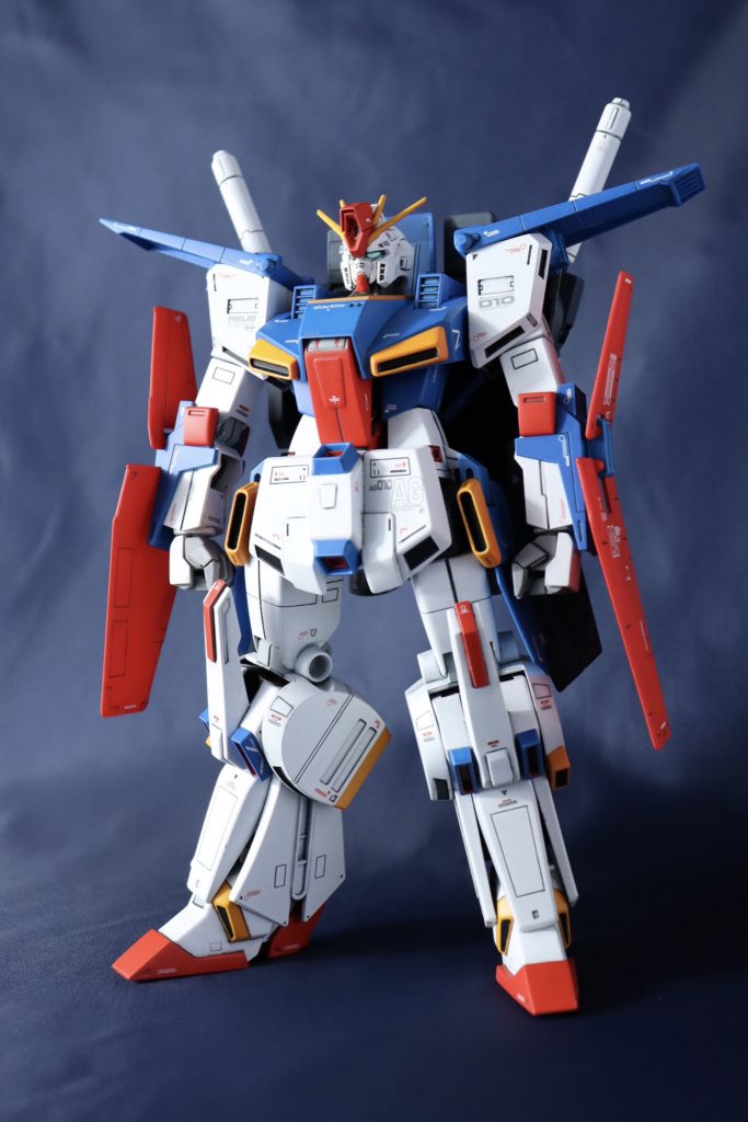 1/100 ZZガンダム(旧キット)(改修塗装済み完成品) - プラモデル