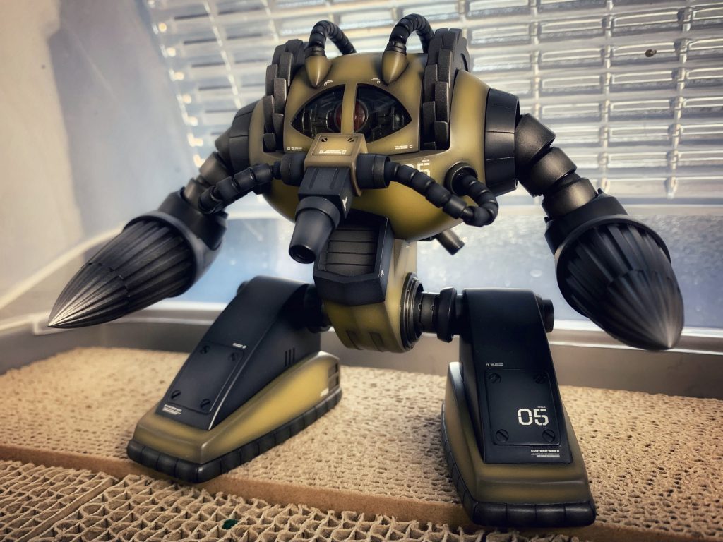 いくつか簡単なディティールの追加はしていますが、ほぼキットの造形のまま仕上げています。たったこれだけで旧キットが現代風の佇まいになるのは自分でも驚きでした。