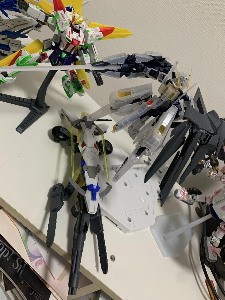 元はクリアバージョンのやつでした。通常盤が手に入らなかったので。クリアはクリアでかっちょいい。