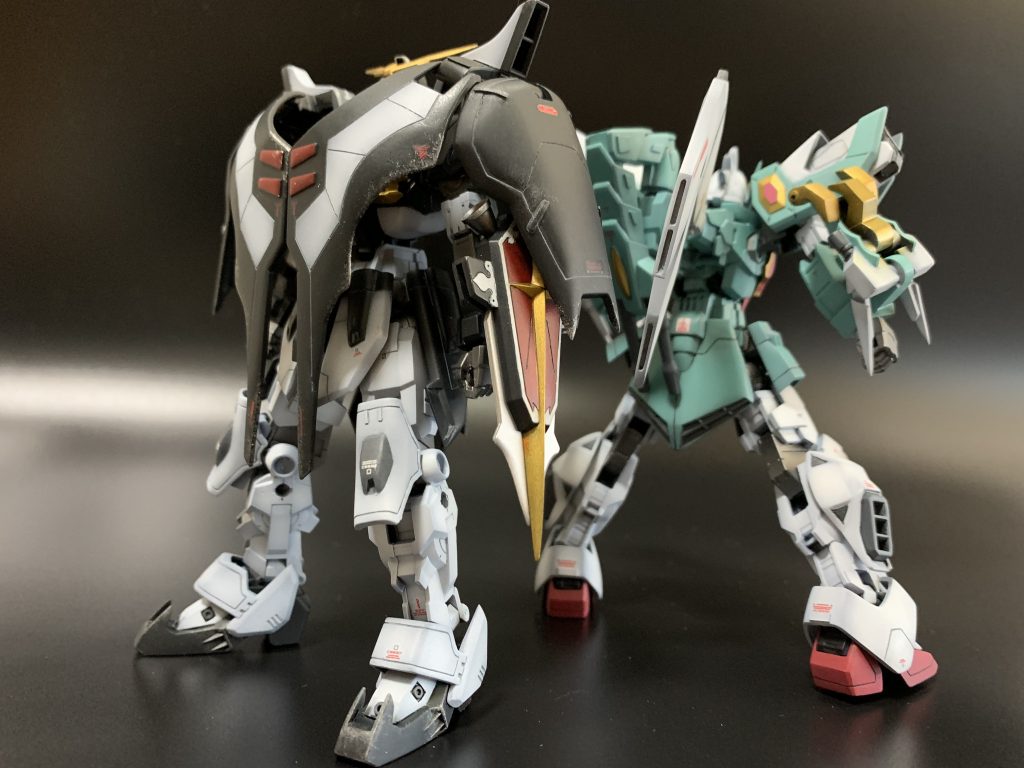 「完成度70%、たいして戦えないぜ!」「生き延びたことが不思議なくらいだ、贅沢は言わない」「逃げるか?」「借りを返してからな」このシーンをHGAC発売前に再現できたことに感無量です。