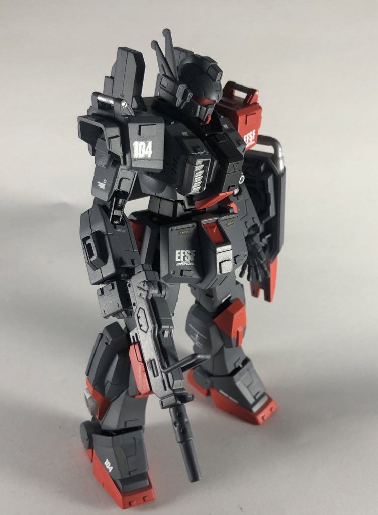 名刺がわりの過去作です、ブルーデスティニー✖️陸戦型ガンダム。構造一緒なので特に改造することなくミキシングできました！！