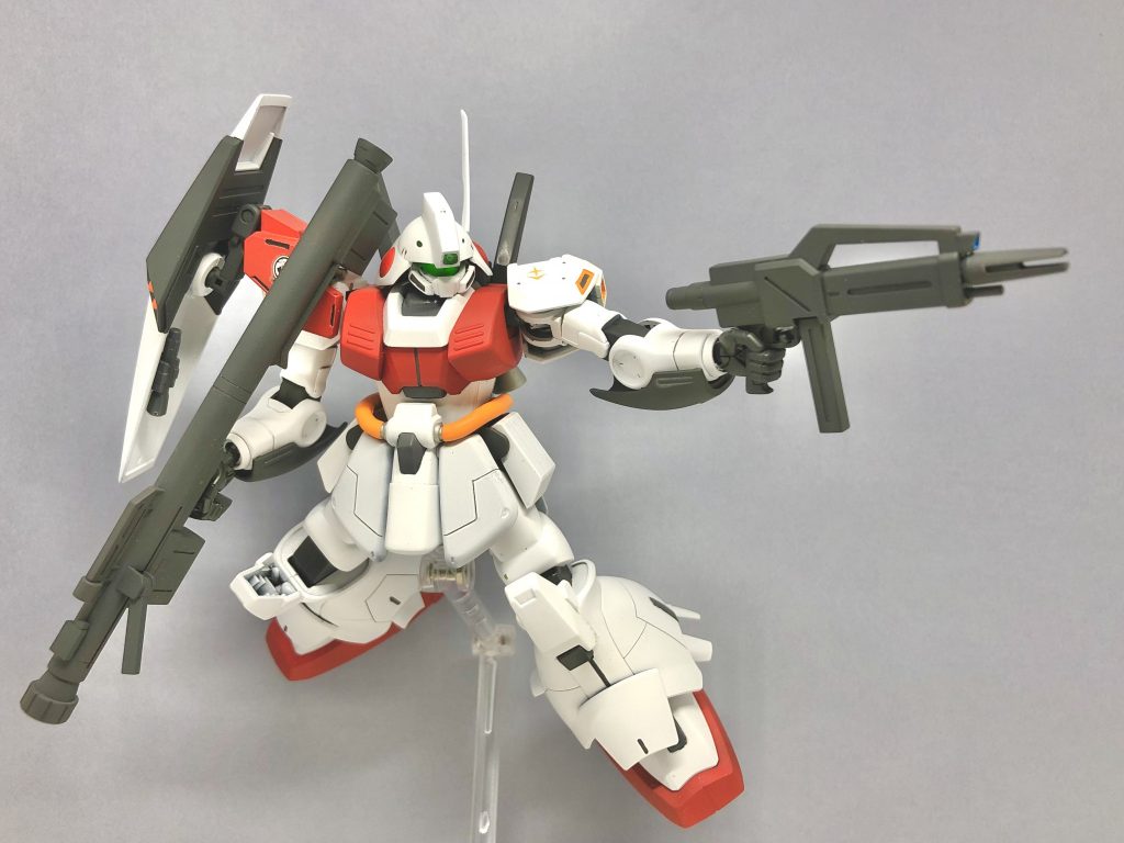 UC0090年代後半、ジェガンをD型に仕様変更する際、新規開発した装備群を試験運用するべく改修されたマラサイ…という妄想です。何持たせても恰好いいのがマラサイのいいところです。