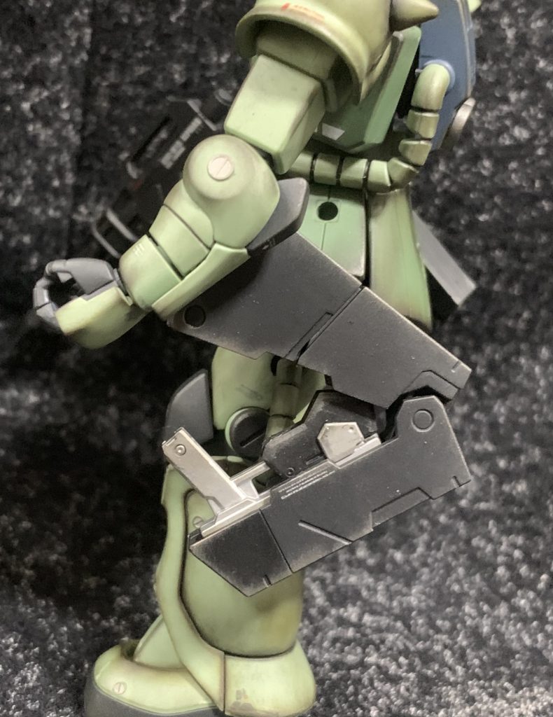 ザク II 成形色ウェザリング–3枚目/制作者：Lieeze