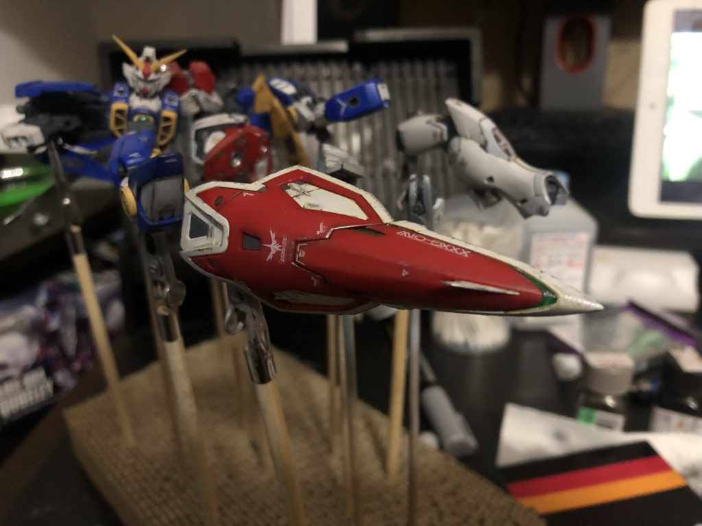 パステルシャドウ　ドライブラシ（チタン、ガンメタル）　リアルタッチマーカー（格グレー、黄、茶）　ウェザリングマスター仕様