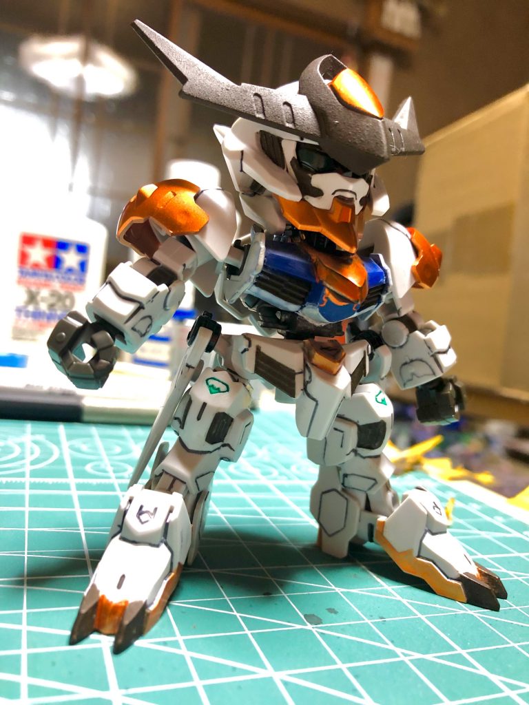 本体組み上げ…鉄血って言う作品内であればなんとなく許される雰囲気ではw