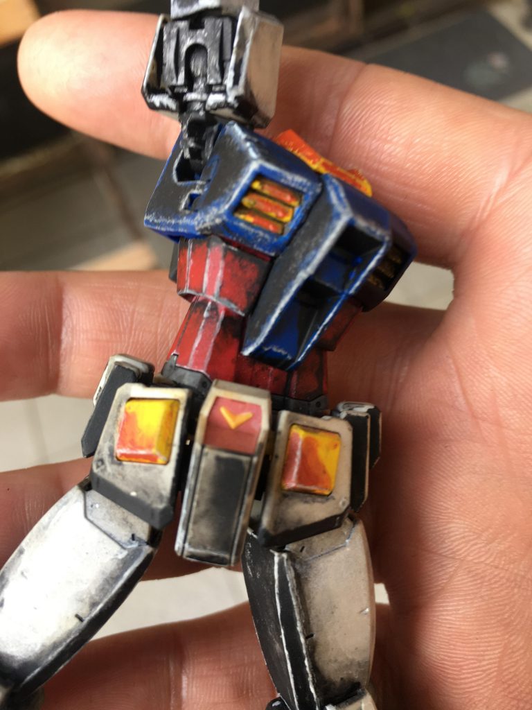 胸部アップ綺麗なグラデーションとかではなく、わざと滲んだ感じにするのが好みの塗り方です。