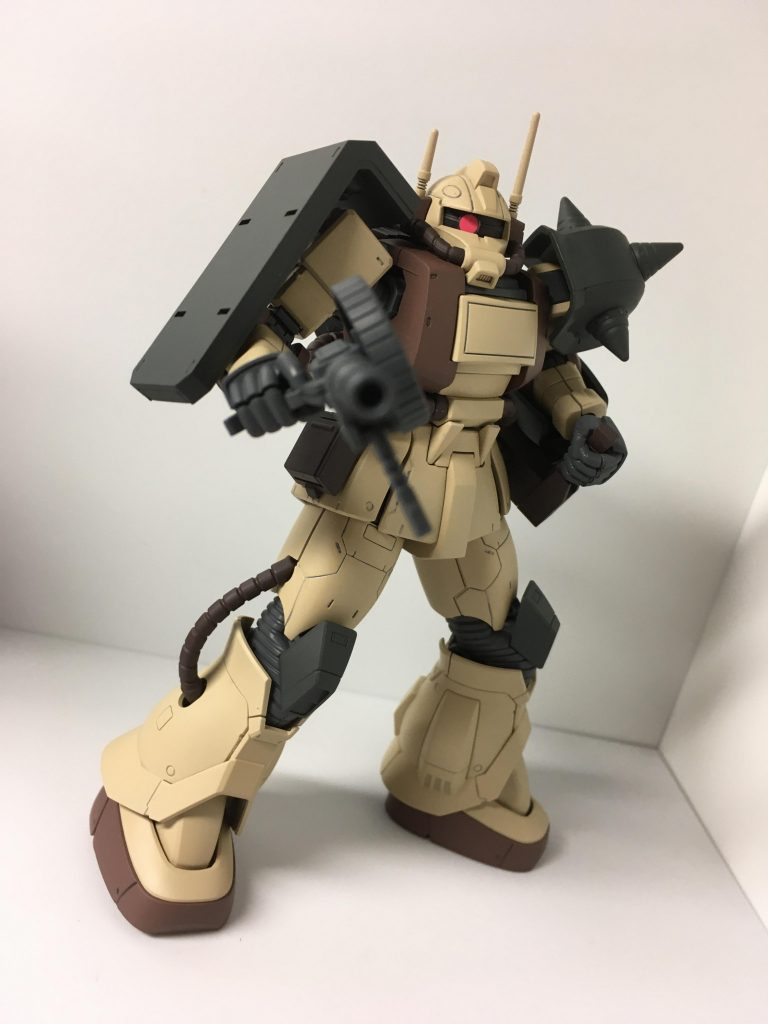 ザク・デザートタイプ(ダブルアンテナ仕様)–5枚目/制作者：ﾎｯﾎｩ