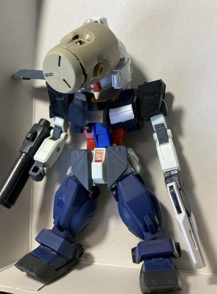 ジャスティマの肩が使えるのを気づいてしまったのがはじまりでした。EGガンダムの胴体がジャストフィット