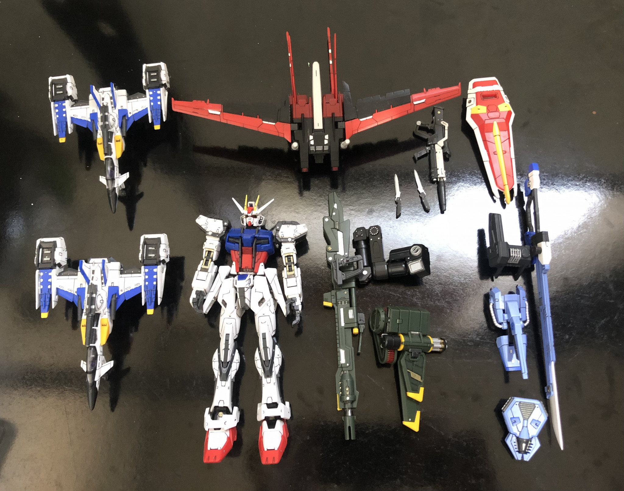 RG エールストライクガンダム、スカイグラスパー R/Sプラモデル - 模型 