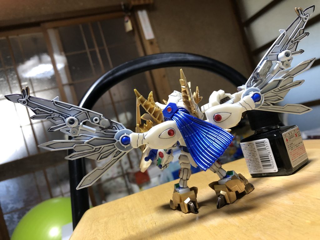 ウィングが裏から見るとどうしてもアレですが、御髪の輝きはなかなかの物です^_^b