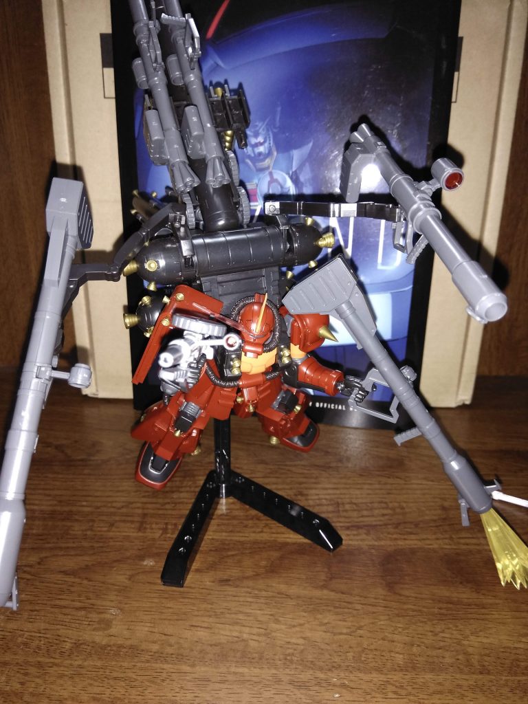 ポージングに悩んだ末に撮った一枚。確か動かしすぎてサブアームいかれたんだよね泣