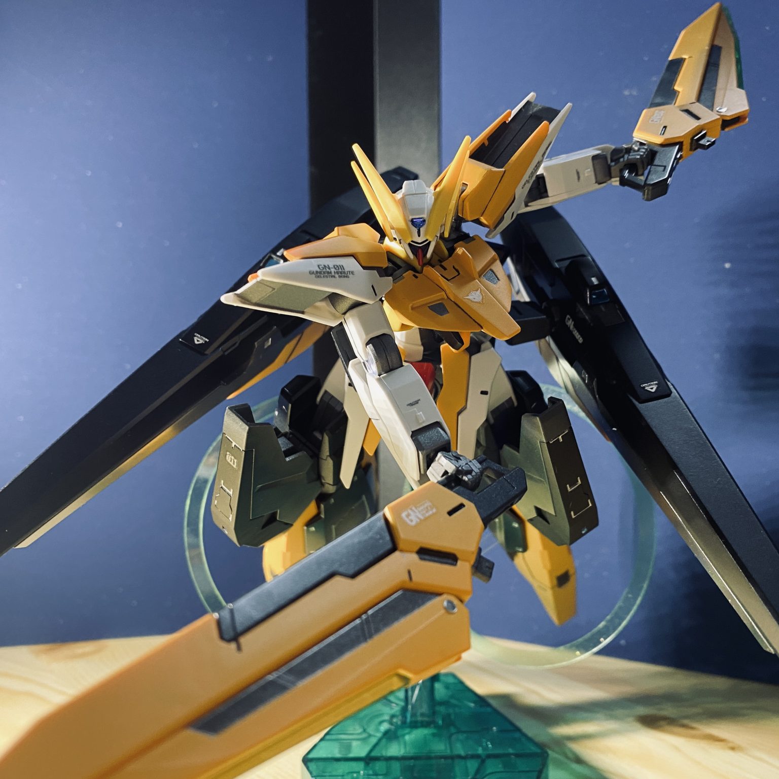 HG 1/144 ガンダムハルート 最終決戦仕様 改修 塗装済み 完成品