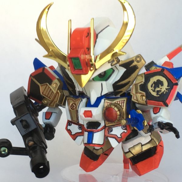 SDガンダム 武者江須　箱絵再現