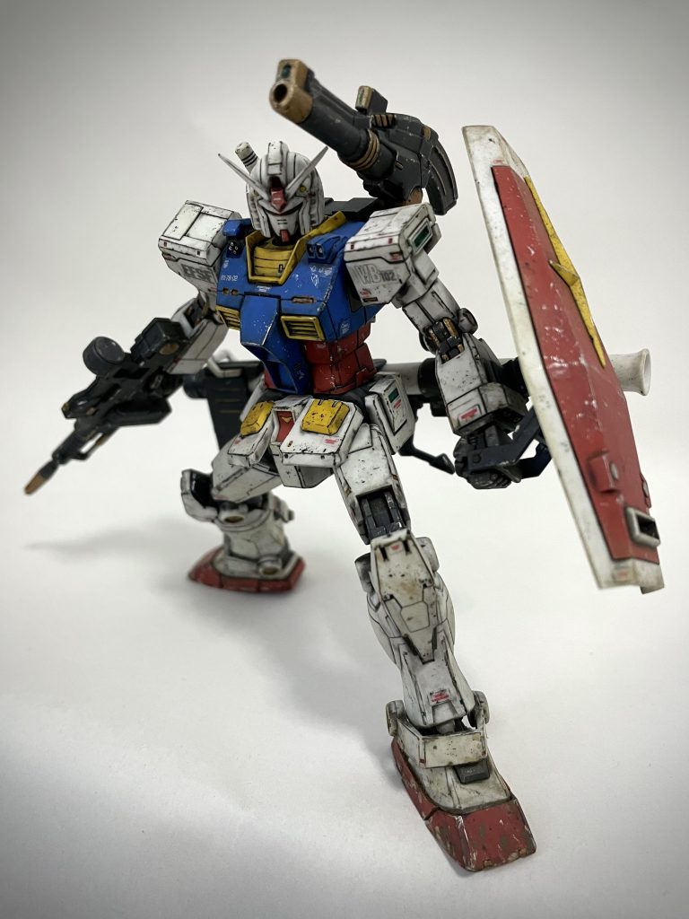 個人的にちょうどいい汚し具合になったかなと満足しています。