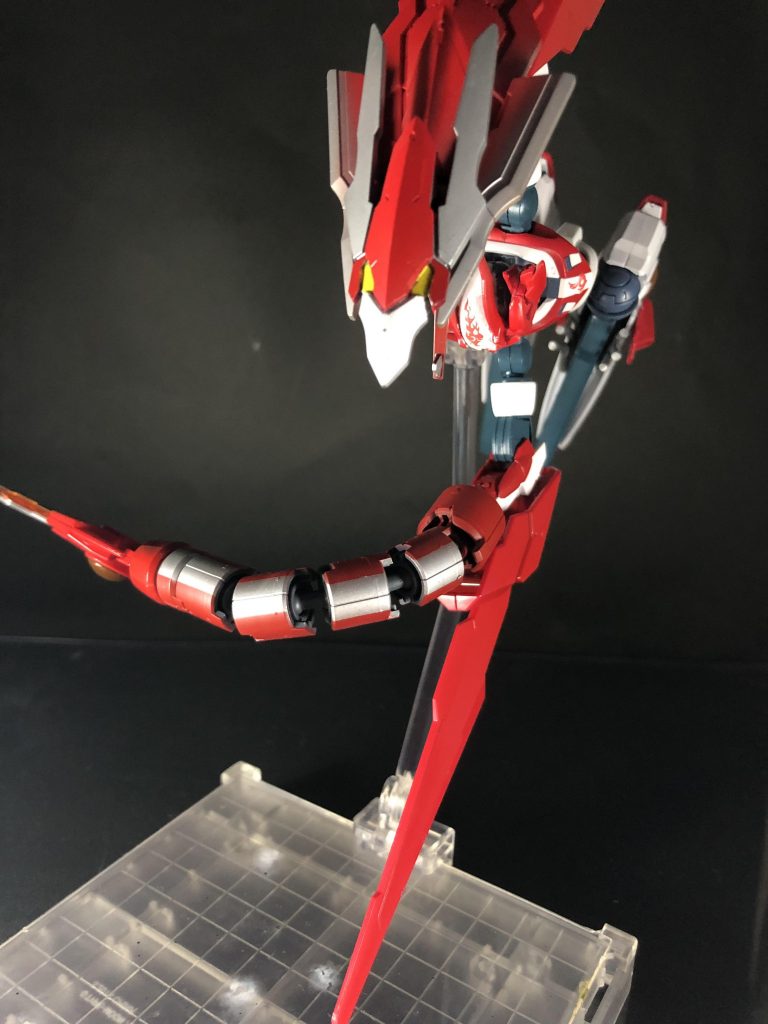 そしてメインギミック龍形態はこんな感じです!これはあれですね某ドラゴンナイトの某ドラゴンが元ネタです中々奇抜な変形にはなりましたが結構綺麗に纏まったと思います。