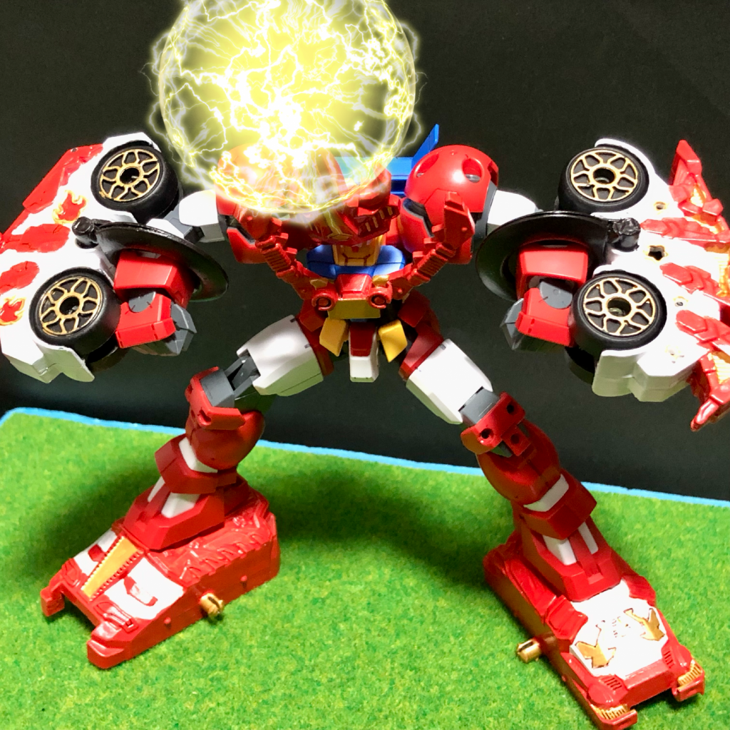 カブトのツノからは雷球を出したくなりますね