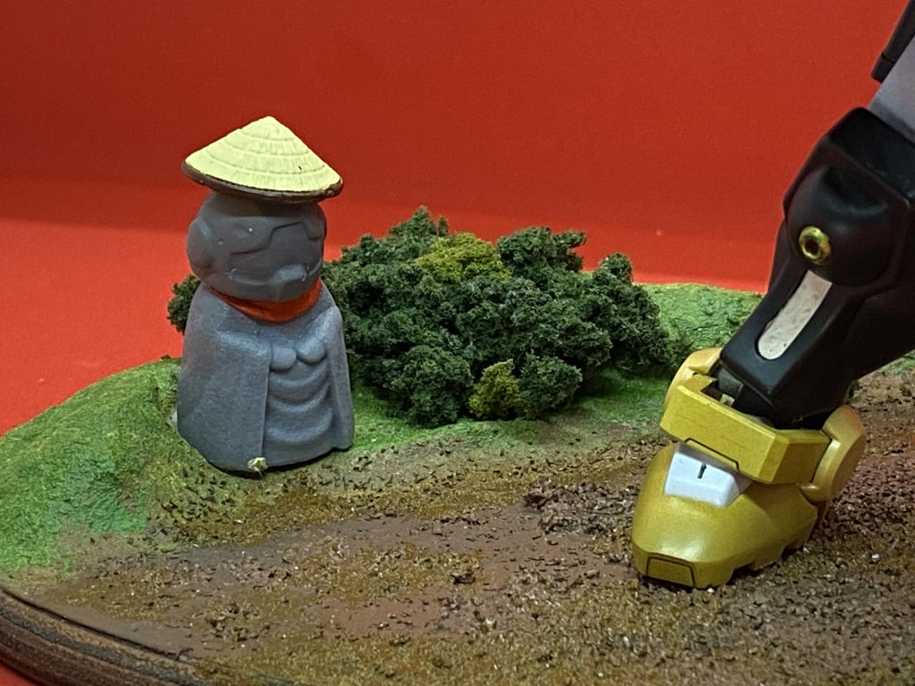 あっしには、関わりのねぇ地蔵でござんす。何となく！街道にジム地蔵を設置してみました。 