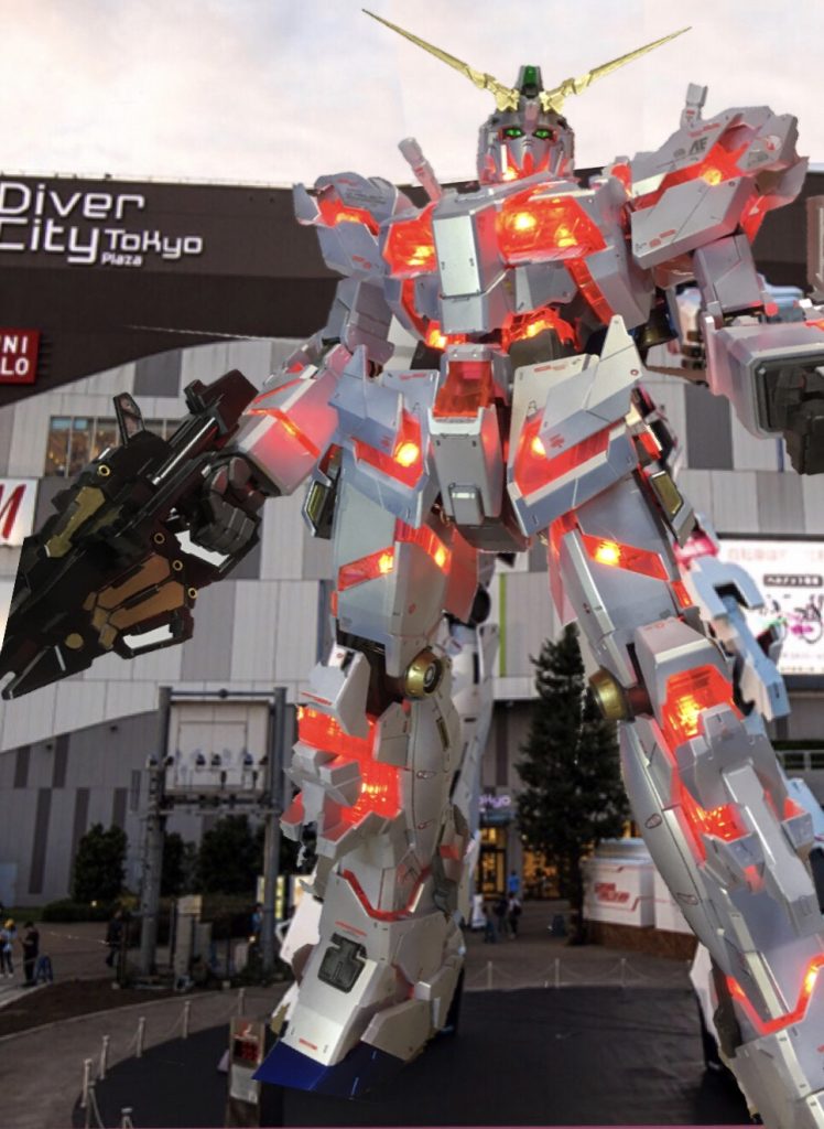 お台場に行った時にユニコーン光らしたい・・と思ってからはや3年。なんと叶えることが出来ました！たまたま売ってたジョーシン最高っ！