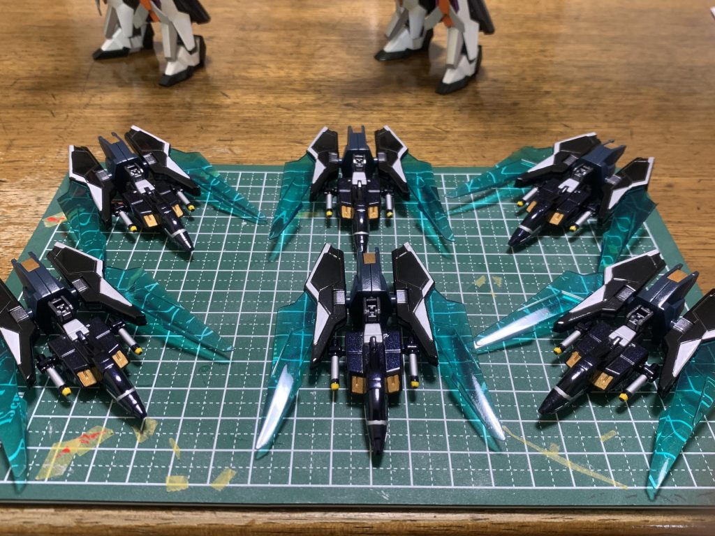 以前Twitterにて、いいねを沢山いただいた「コアブースター」的なやつです。（未完成時）↑（完成後はデカール貼ってます）(・・;)