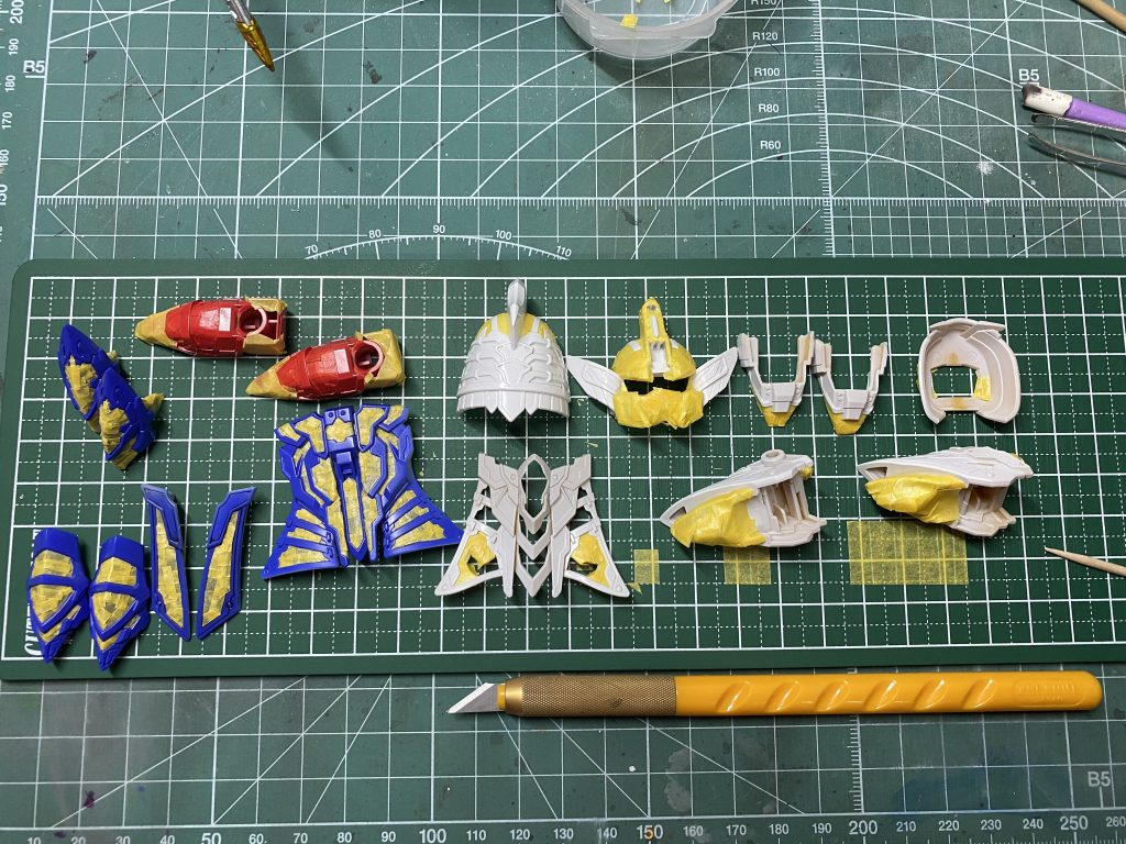 マスキングはやはり大変でした。