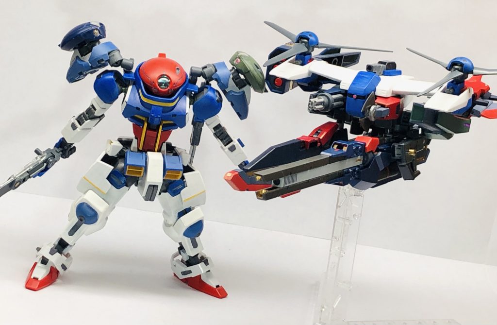 作るのは大変でしたが、溢れんばかりのトリニティを詰め込めんだトリニティな機体にできてよかったです。