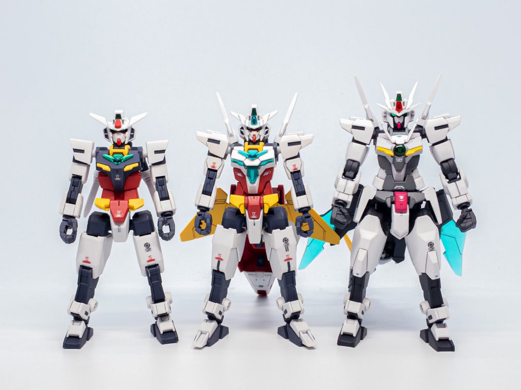 コアガンダム、コアガンダムⅡと並べて