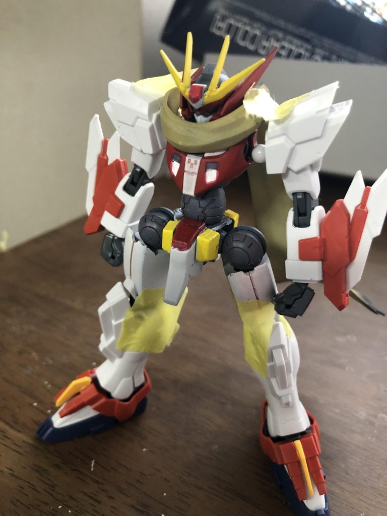 初期案こんなでした出来ればマックナイフの胴体使いたかったんですけどちょっと難しそうなので諦めました……できないことは無いんですけど今のご時世マックナイフは貴重ですからねーあんまり下手にいじりたくないんですよ……