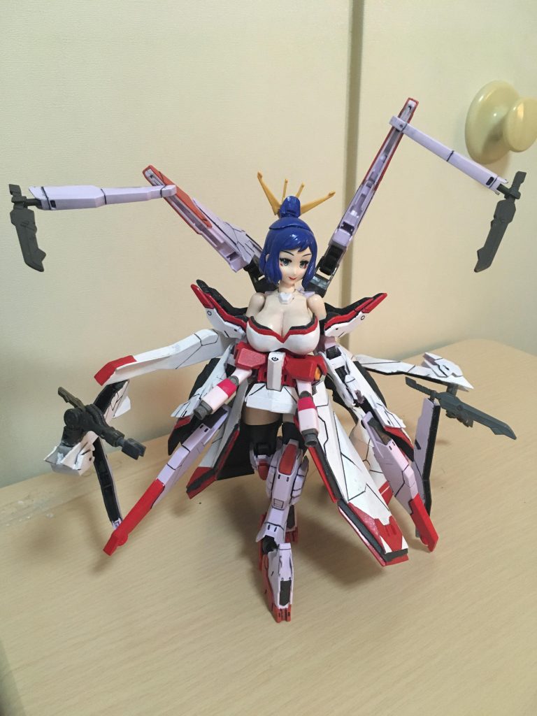 A装備ーまた少し可動域とかディテールとかいじりました。