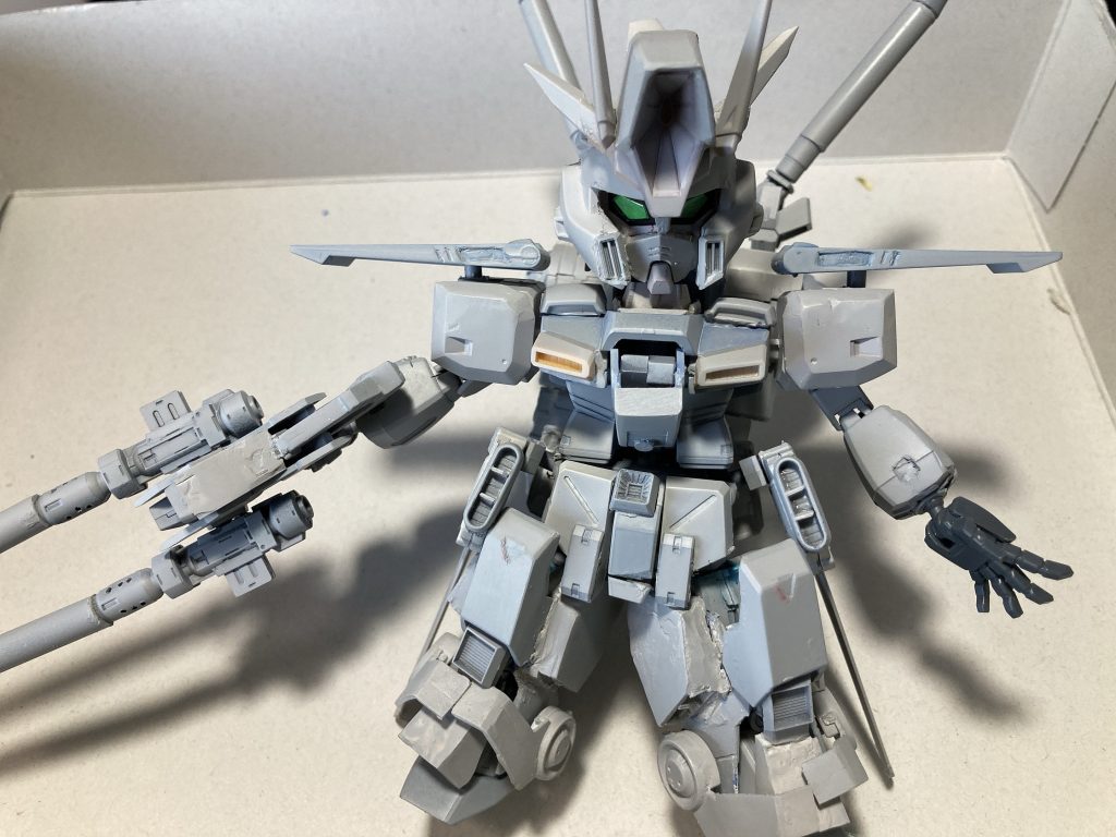 サフ吹いたところです。