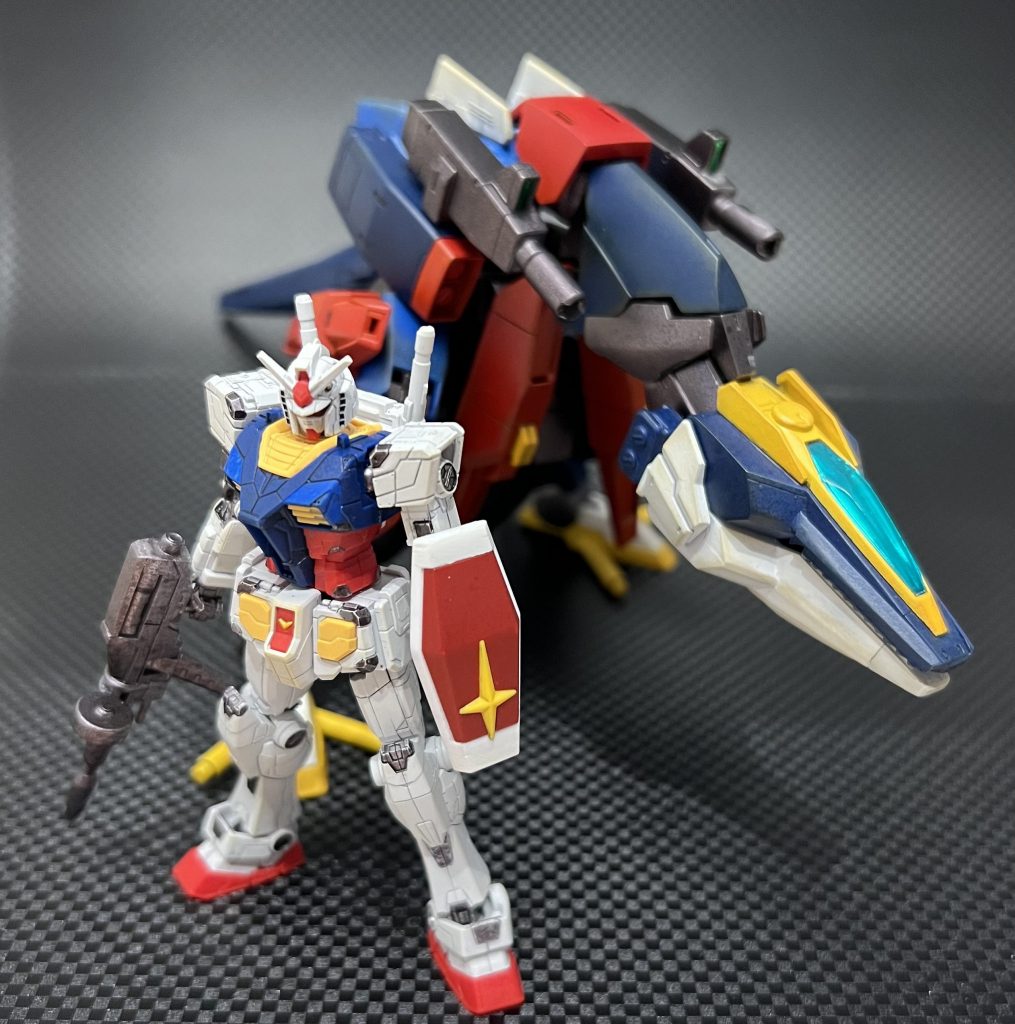 ▲分離状態本家Gファイターにはクチバシの意匠があるので、私はGファイター=鳥と考えています。近年では