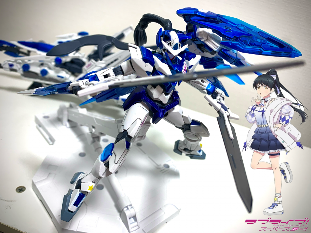 黒髪ポニテがチャームポイント。今回は光沢仕上げでテカテカ。