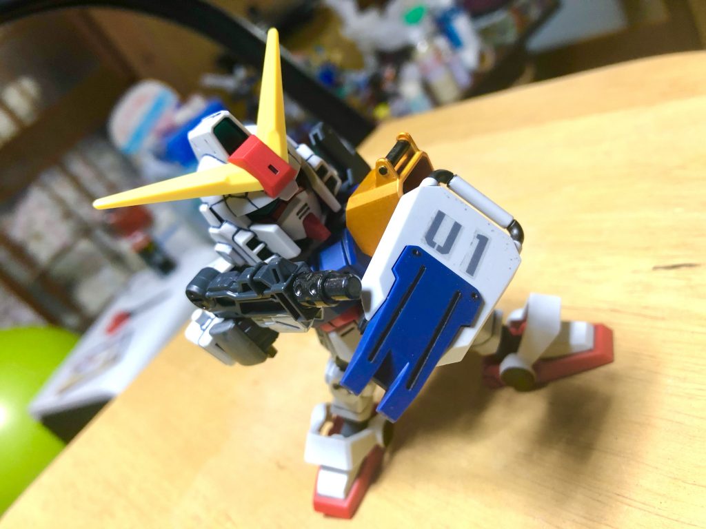 マシンガン&シールド。