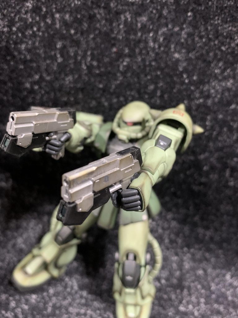 ザク II 成形色ウェザリング–5枚目/制作者：Lieeze