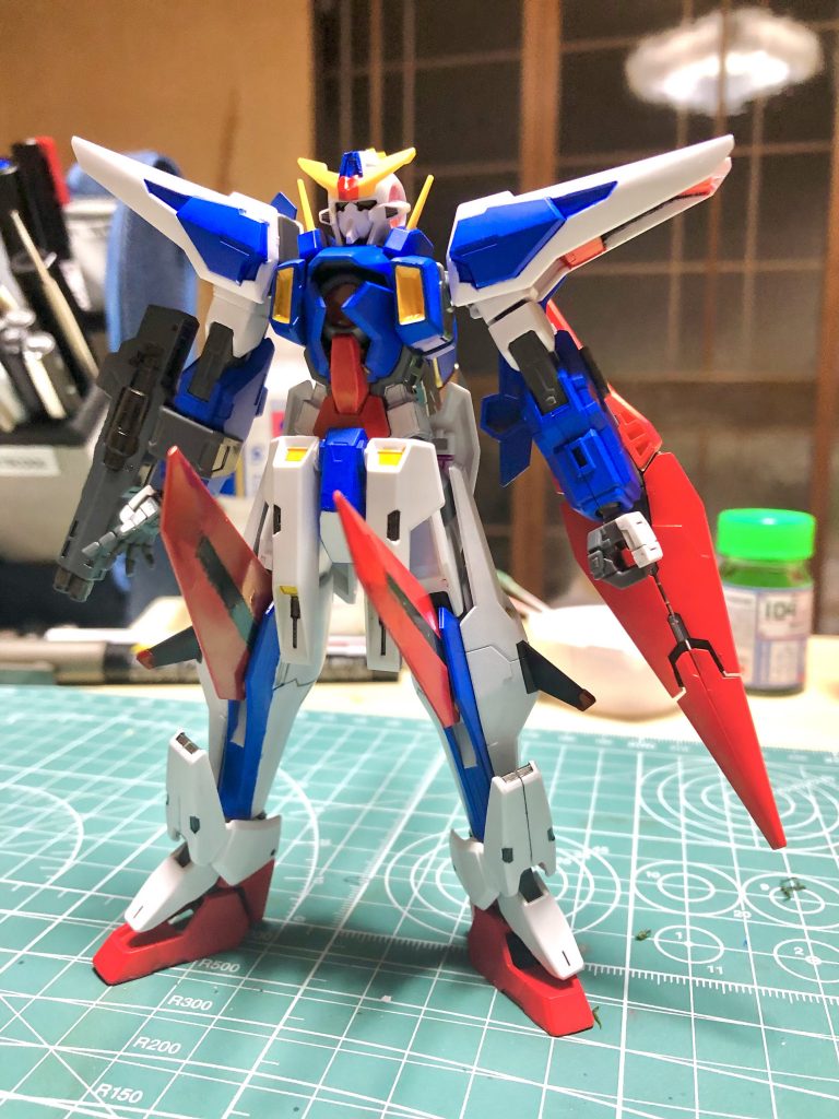 組み立てつつ差し色を加えて完成です！