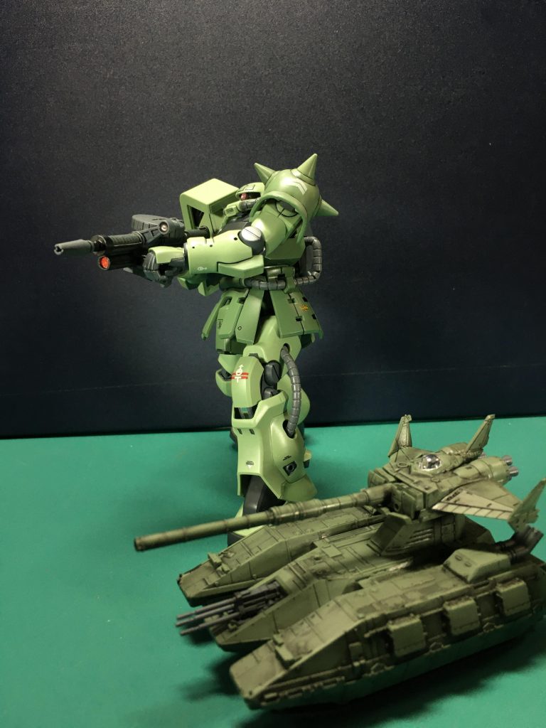 ザクⅡF2型と合わせて。「0083」で画面外にいてもおかしくなかったかも?