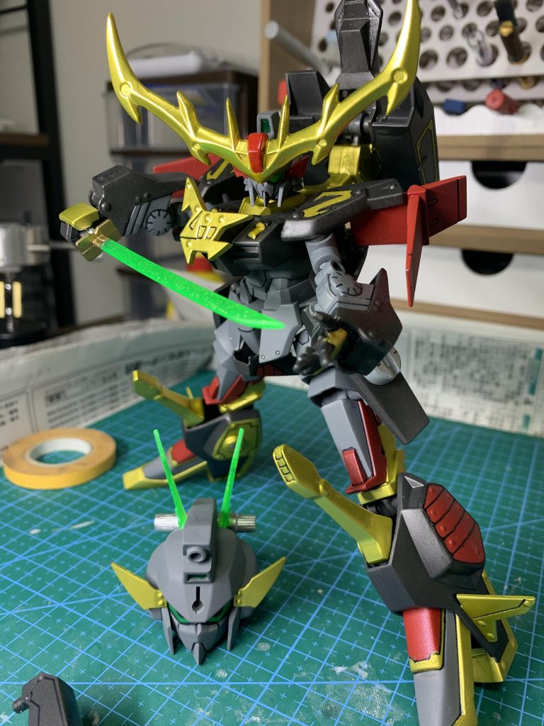 SD 鉄機武者 鋼丸(黒鋼Ver.)–4枚目/制作者:もっぢ